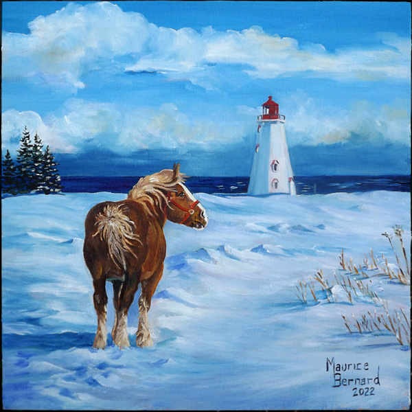 Horse & Lighthouse - Maurice Bernard